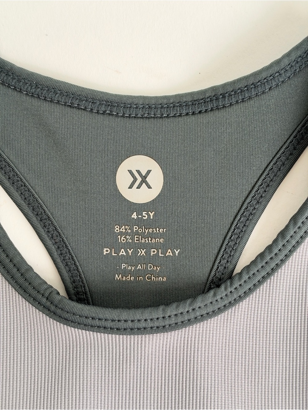 Rylee & Cru Gray Ribbed Racerback Sports Bra - Picture 3 of 4